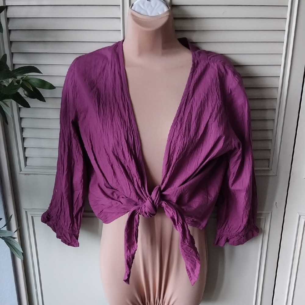 Crinkle Cardigan